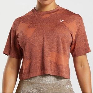 Adapt camo seamless crop top!! Size medium from gymshark!